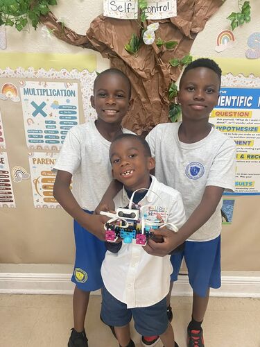 Code N' Create students in action