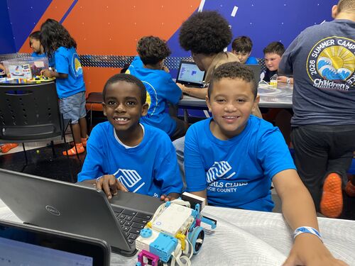 Code N' Create students in action
